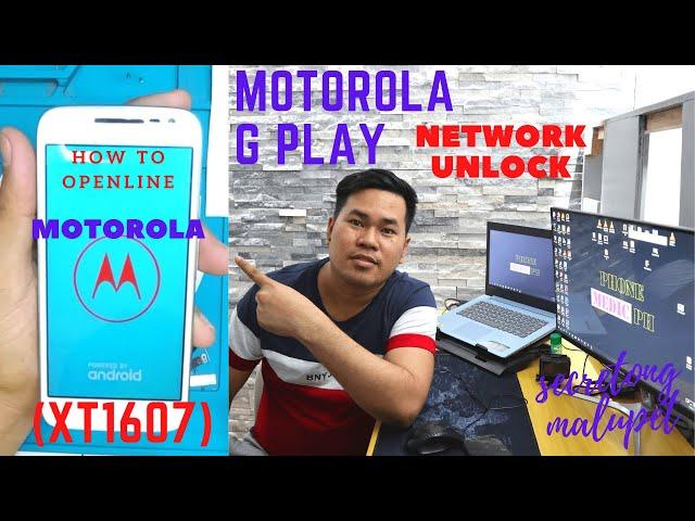 MOTOROLA G PLAY (XT1607) NETWORK UNLOCK ..100% TESTED