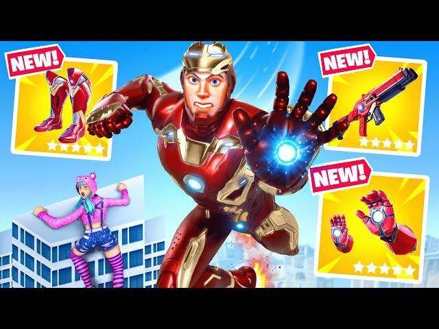 Playing as a PROTECTIVE IRONMAN in Fortnite!