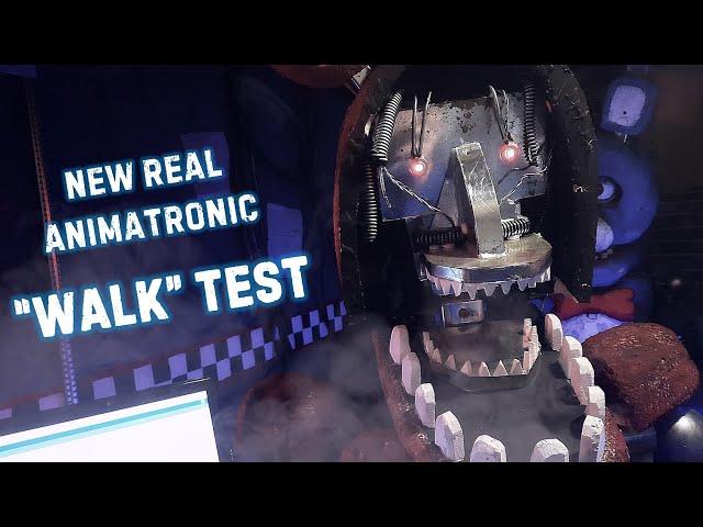 New REAL animatronic "walk" test