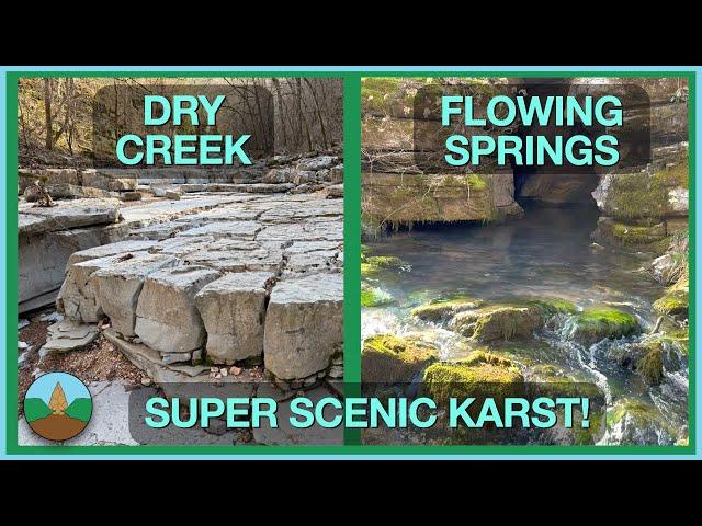 Exploring karst features at Hell Creek Natural Area, Arkansas