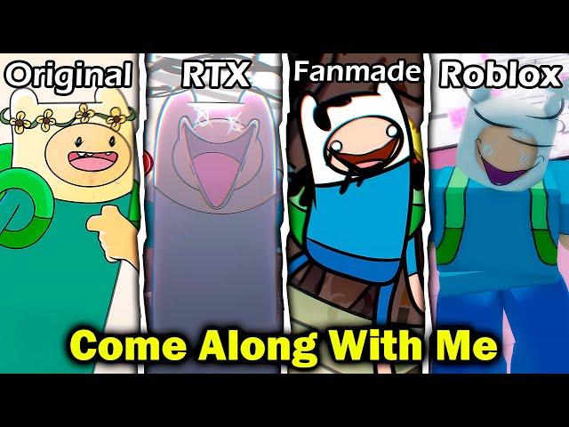 Come Along With Me: Original VS RTX VS Fanmade VS Roblox - Friday Night Funkin'