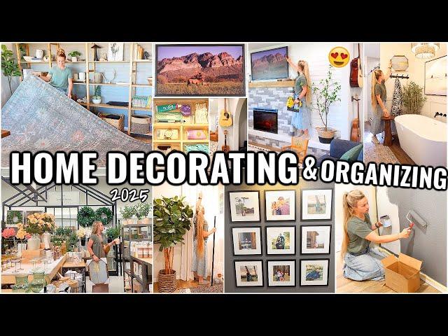 HOME DECORATING & ORGANIZATION IDEAS!! ORGANIZE WITH ME | DECLUTTERING AND ORGANIZING MOTIVATION