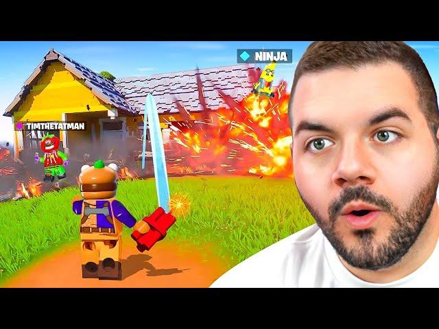 I Started A War vs Ninja On Lego Fortnite!