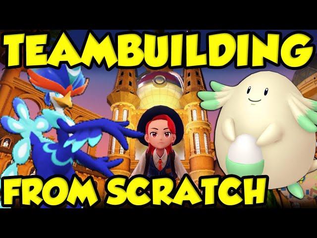 BUILDING AN ENTIRE COMPETITIVE POKEMON TEAM FROM SCRATCH In Pokemon Scarlet and Violet!