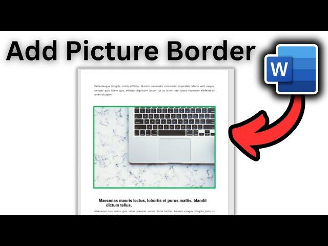 How to Add Picture Border In Word - Full Guide