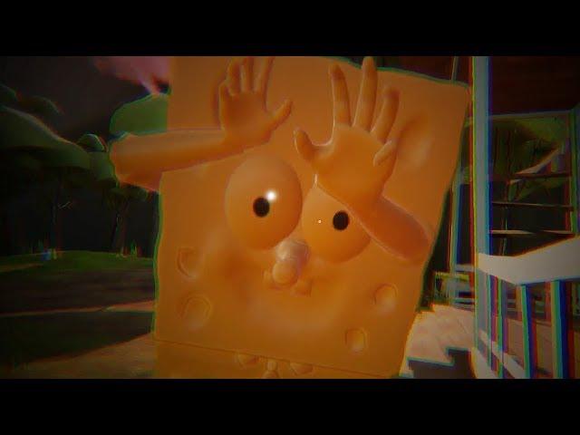 Paint SPONGEBOB SQUAREPANTS for HALLOWEEN - Hello Neighbor Mod