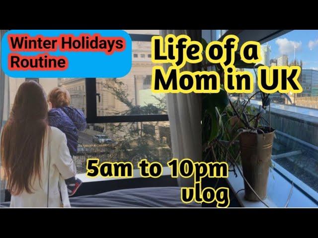 Productive Day in the Life of mom in UK | Winter Holidays Breakfast & Dinner Recipe | ZFH Vlogs 