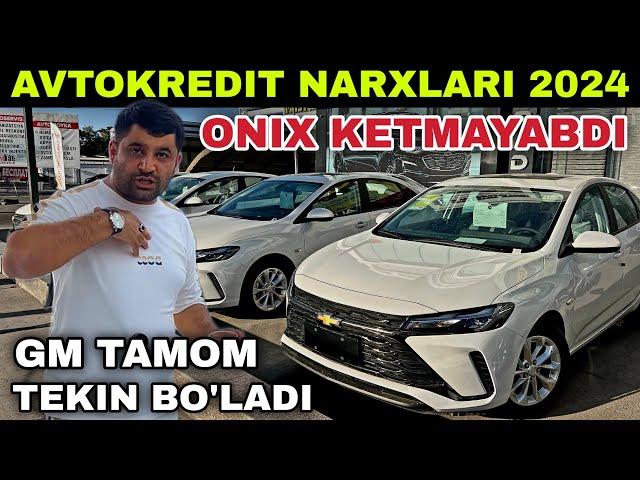 GM SINDI "ONIX" KETMAYABDI AVTOKREDIT NARXLARI 2024. Автокредит нархлари 2024