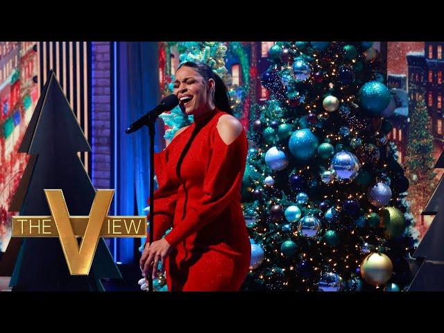 Jordin Sparks Performs 'I’ll Be Home For Christmas' | The View