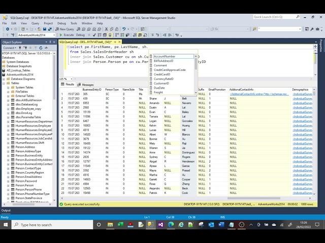 MS SQL tutorial on aggregate functions (COUNT, MIN, MAX, SUM AND AVG)