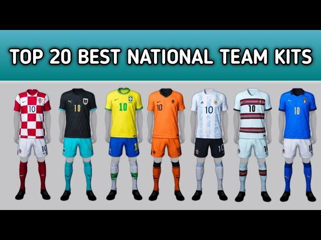 Top 20 Best National Team Kits In Pes 2021 Mobile