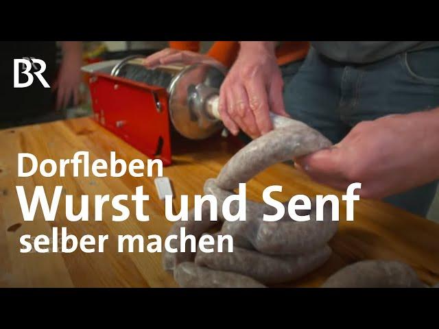 Wurst und Senf selbergemacht: Bayerisches Weihnachtsessen | Zwischen Spessart und Karwendel | BR