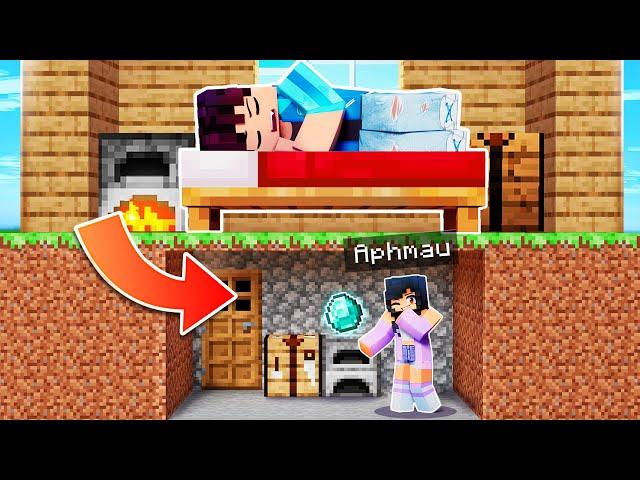 Tiny Home PRANK Under His MINECRAFT HOUSE!