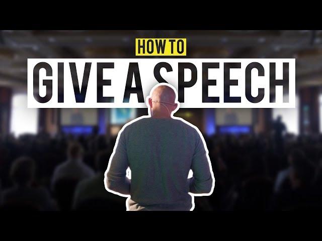 The most important thing when GIVING A SPEECH - Public Speaking Skills