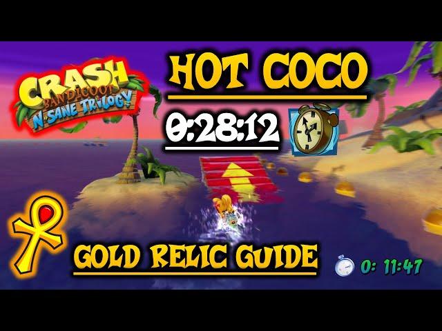 Crash Bandicoot 3 - Hot Coco - Gold Relic Guide (0:28:12)