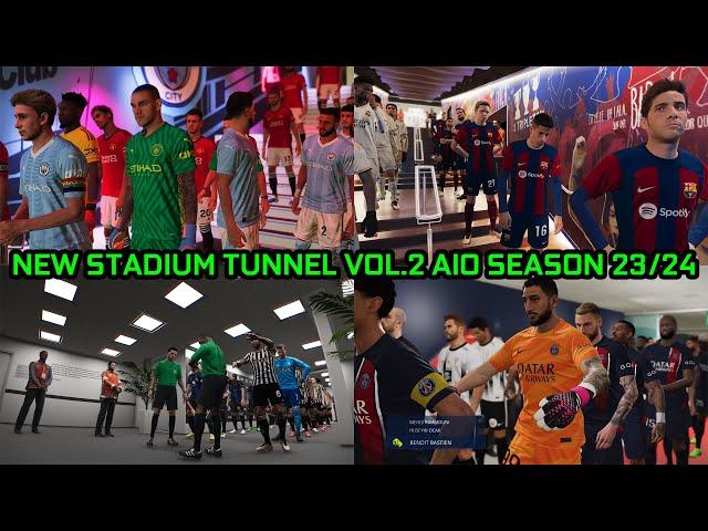 NEW STADIUM TUNNEL VOL.2 AIO SEASON 23/24 - PES 2021 & FOOTBALL LIFE