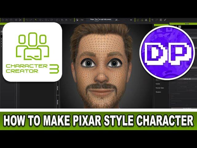 Reallusion Character Creator 3 Tutorial How to create a Pixar style 3D Character