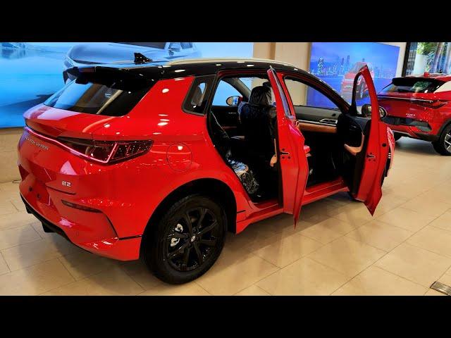 2023 BYD E2 - SUV EV Red Color | Exterior and Interior.