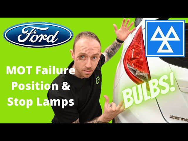 Blown Stop Lamp Bulb Replacement, 2010 Ford Fiesta, MOT Failure