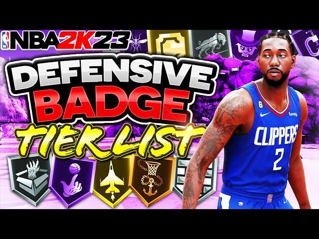 NBA 2K23 Best Defensive Badges Tier List : Ranking EVERY Badge for ALL Builds