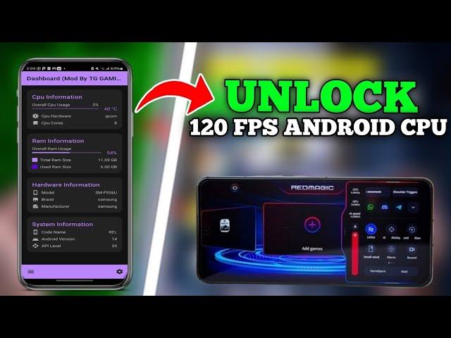 Unlock 120fps Android + Mediatek No-Root 100% Working | Max FPS Fix Lag - No Root