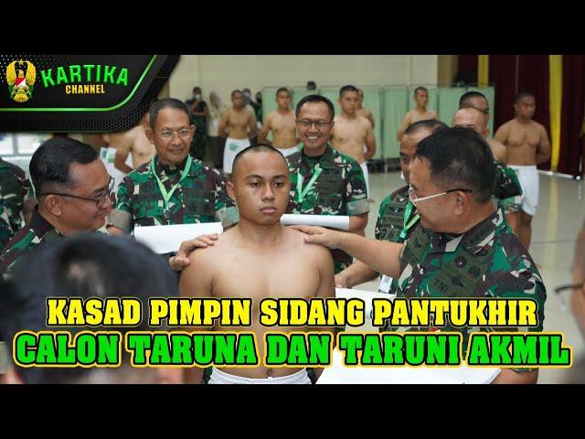 Kasad Pimpin Sidang Pantukhir Calon Taruna dan Taruni Akmil