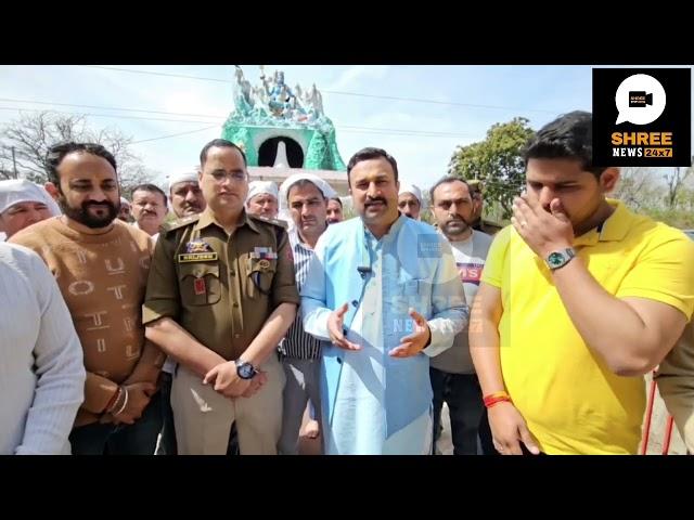 SP Rural Jammu Brijesh Sharma bowed at the Bawa Kailakh ji Temple