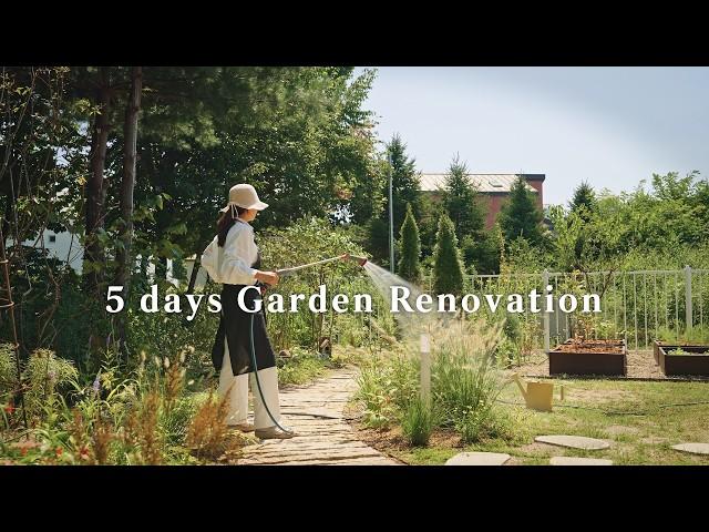 5 Days Garden Makeover  ㅣBig ChangesㅣCookingㅣDaily Life Vlog