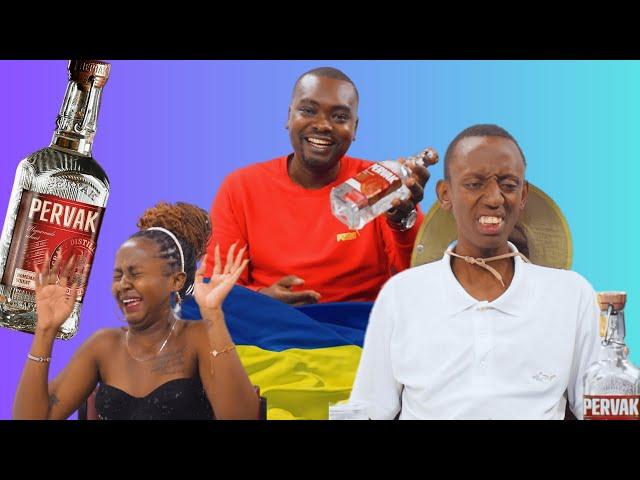 Kenyan's Try Vodka from Ukraine! Pervak!