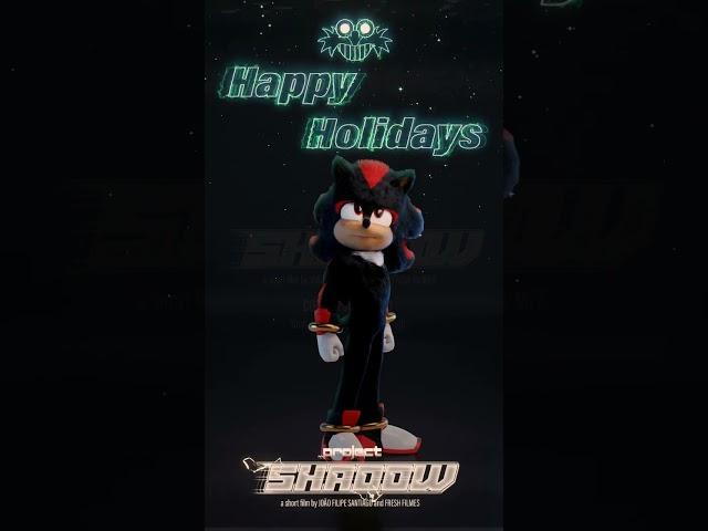 SHADOW THE HEDGEHOG wishes you Happy Holidays! - Project Shadow #shorts