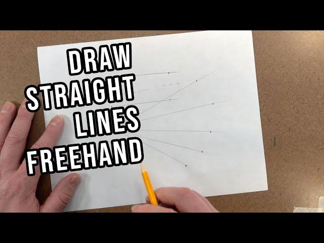How to Draw Straight Lines Freehand