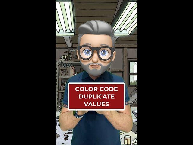 TikTok : Color code your duplicate values in Excel