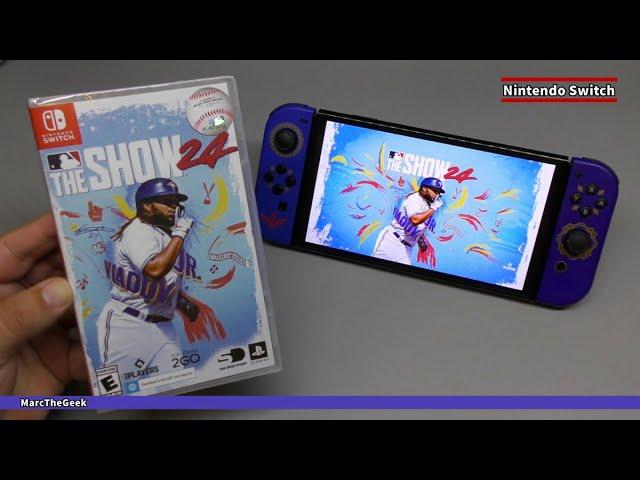 MLB The Show 24 Unboxing & gameplay on Nintendo Switch