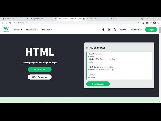 How to try HTML code from mobile | How to execute HTML code from browser