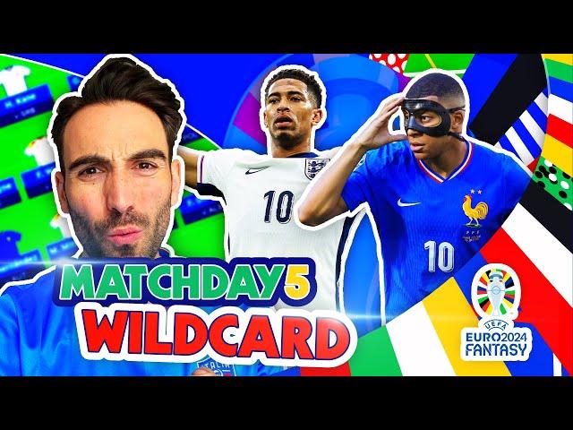 WILDCARD DRAFT | BELLINGHAM IN | Euro 2024 fantasy tips | Matchday 5