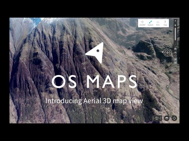 OS Maps 3D mapping now available