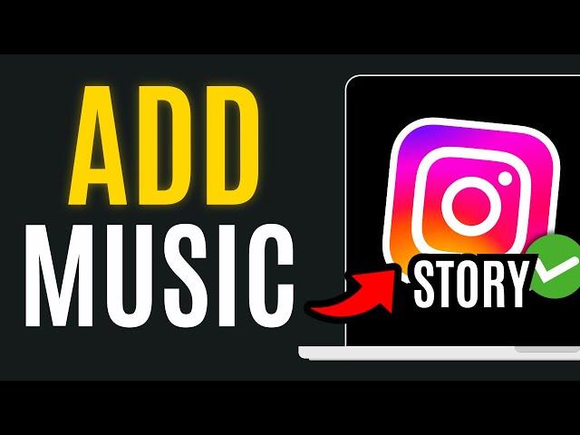 How to ADD MUSIC to INSTAGRAM STORY on PC OR LAPTOP