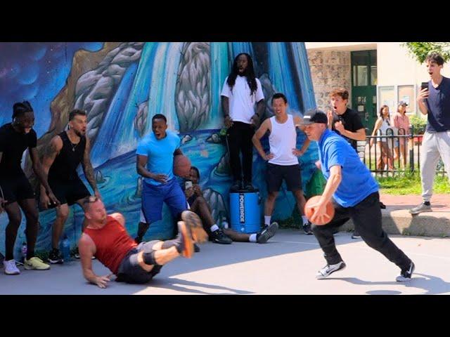 Delivery Man Gets FORCED to Hoop Then THIS HAPPENED