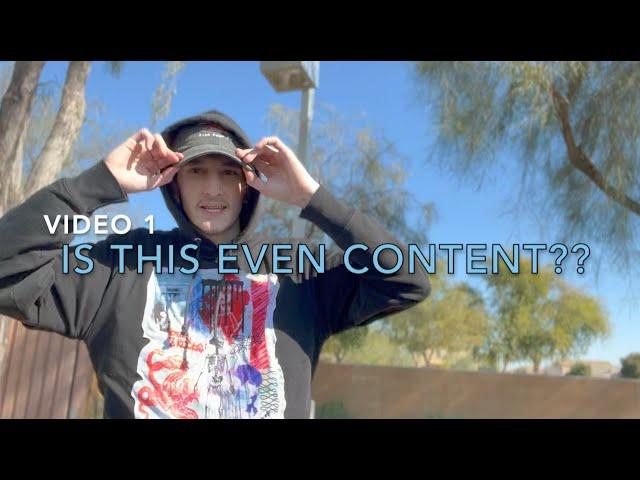 IS THIS CONTENT? (VLOG/BTS #1)