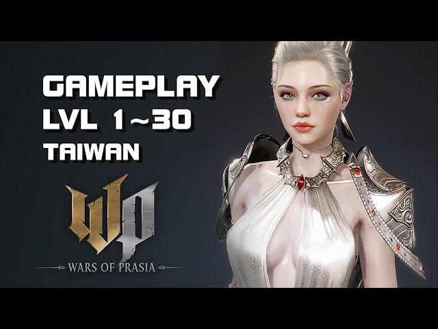 Wars of Prasia - Runescribe Gameplay lvl 1~30 - Taiwan Release - Mobile/PC - F2P - TW