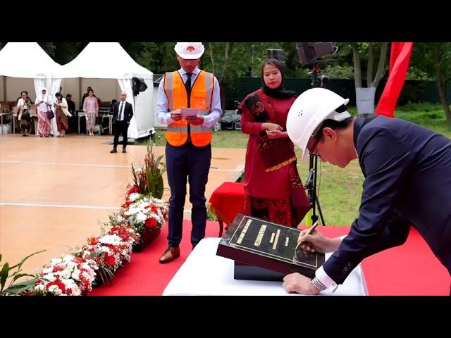 The Groundbreaking Ceremony of the New Building of the Indonesian Embassy in Berlin