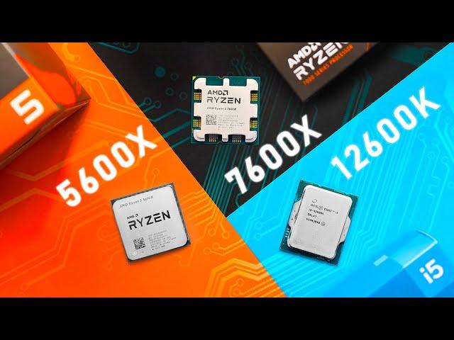 Ryzen 5 7600X vs 5600X vs i5-12600K - AMD has the Best Cheap CPU?