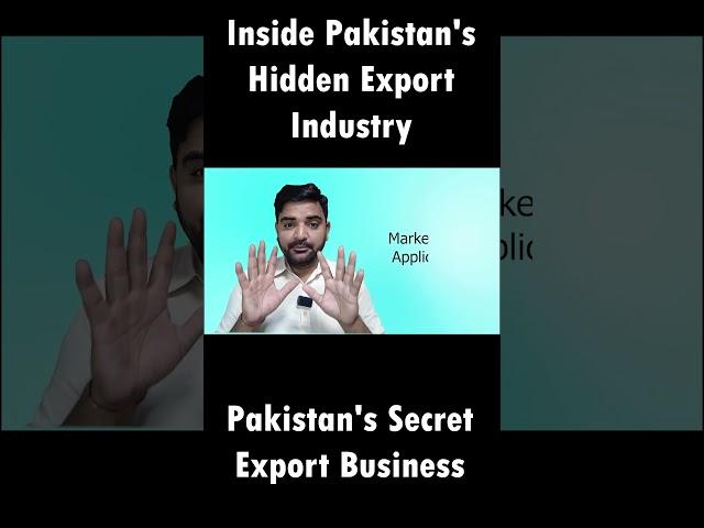 Inside Pakistan's Hidden Export Industry! #export