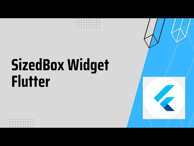 flutter SizedBox Widget example | flutter tutorial