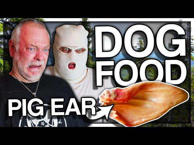 ANOMALY AND PAPA TRIES DOG FOOD (PIG INTESTINES)