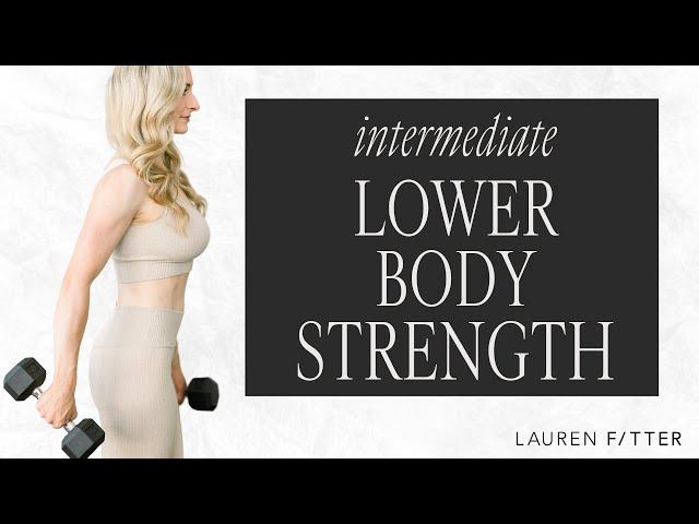 20 Minute Postpartum Lower Body Strength Workout - INTERMEDIATE