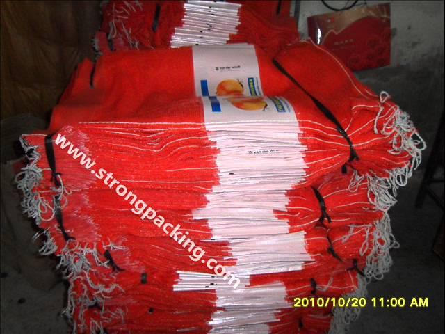 wicket mesh bag for automatic packing