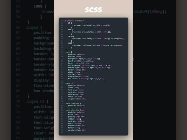 Animation Login Form Html Css Coding tutorials Css tutorial Learn computer coding