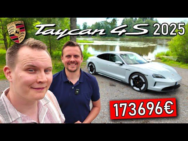 VASTINETTA KALLIIMMALLE HINNALLE? Koeajossa Porsche Taycan 4S 2025 (facelift)