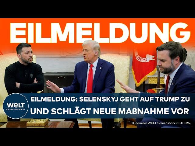 EILMELDUNG: Selenskyj geht nach Eklat auf Trump zu! Als Reaktion auf den Freeze der Ukraine-Hilfen?